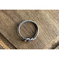 Sterling Silver Knot Ring Size 6.5 Rope Twist Infinity Love Knot Statement Ring