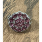 STS Orissa Rhodolite Garnet Cluster Cocktail Ring 5.2g Size 6.5