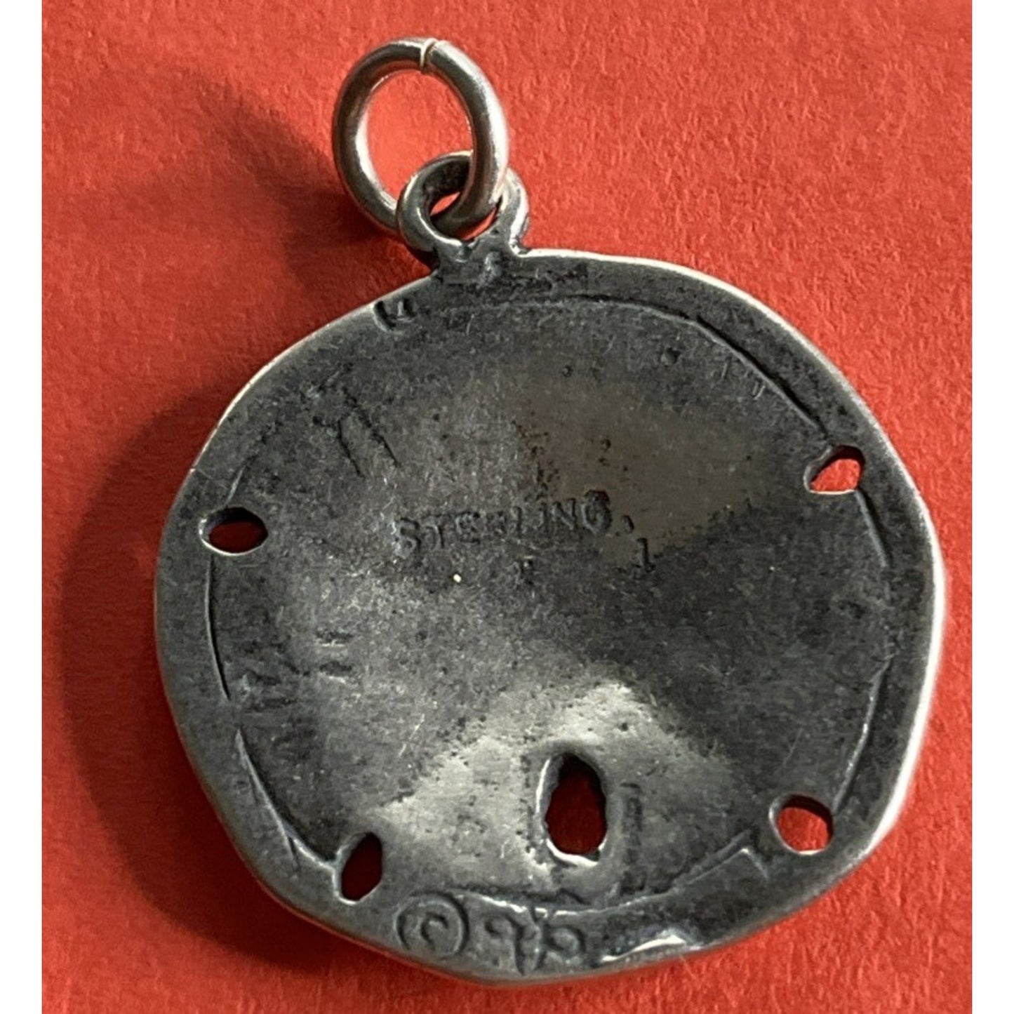 Vintage 925 Sterling Silver Sand Dollar Charm