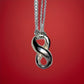 Tiffany & Co. Infinity Pendant Necklace 925 Sterling Silver Made in Spain – 8g
