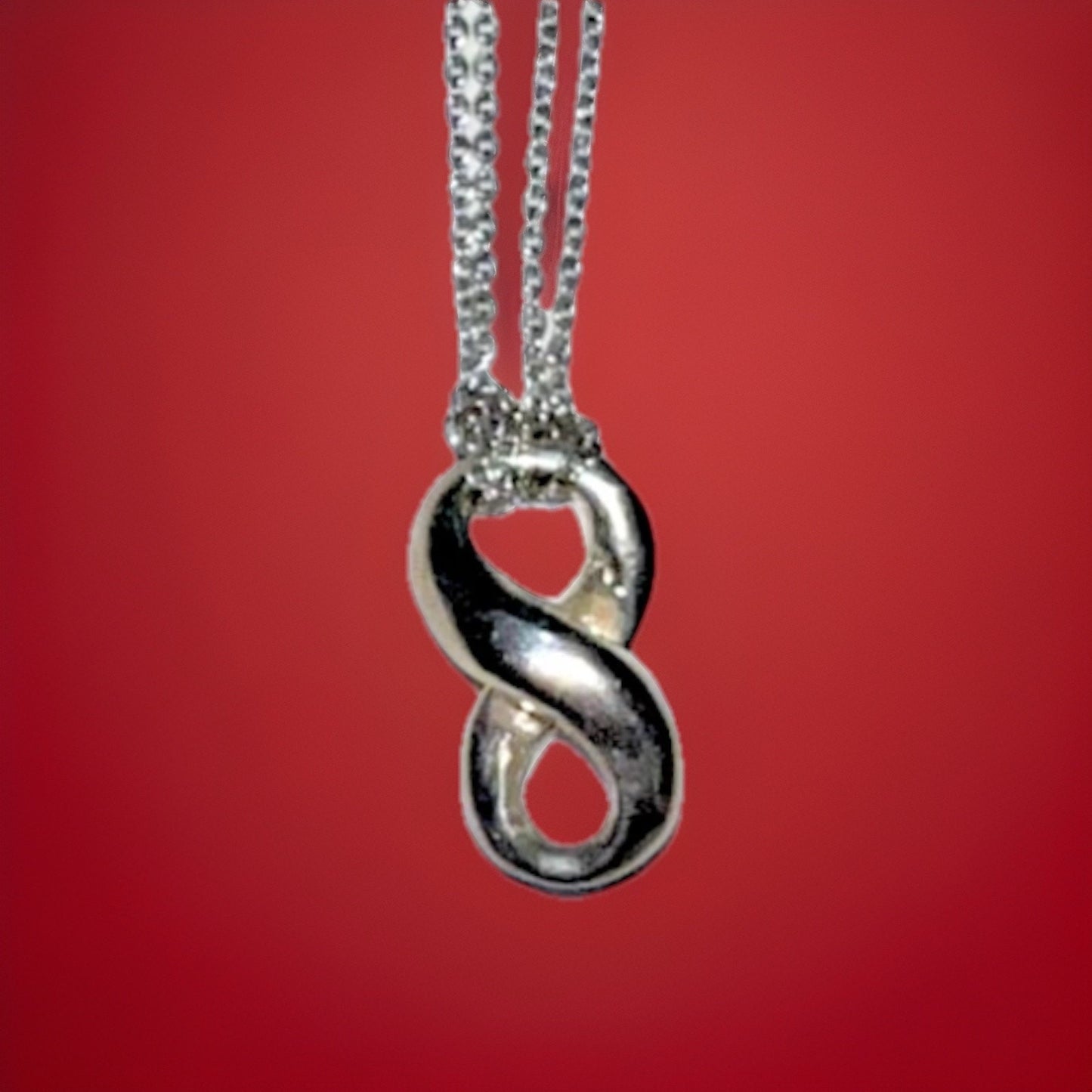 Tiffany & Co. Infinity Pendant Necklace 925 Sterling Silver Made in Spain – 8g