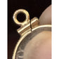 Vintage 1949 Roosevelt Dime 90% Silver Pendant Charm In 10K Gold WPC Bezel