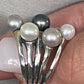 Preowned James Avery Retired Burgeon Pearl Ring Size 8 Mint Condition