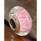 Pandora Zigzag Pink Triangular Sterling Silver Glass Murano Bead Charm