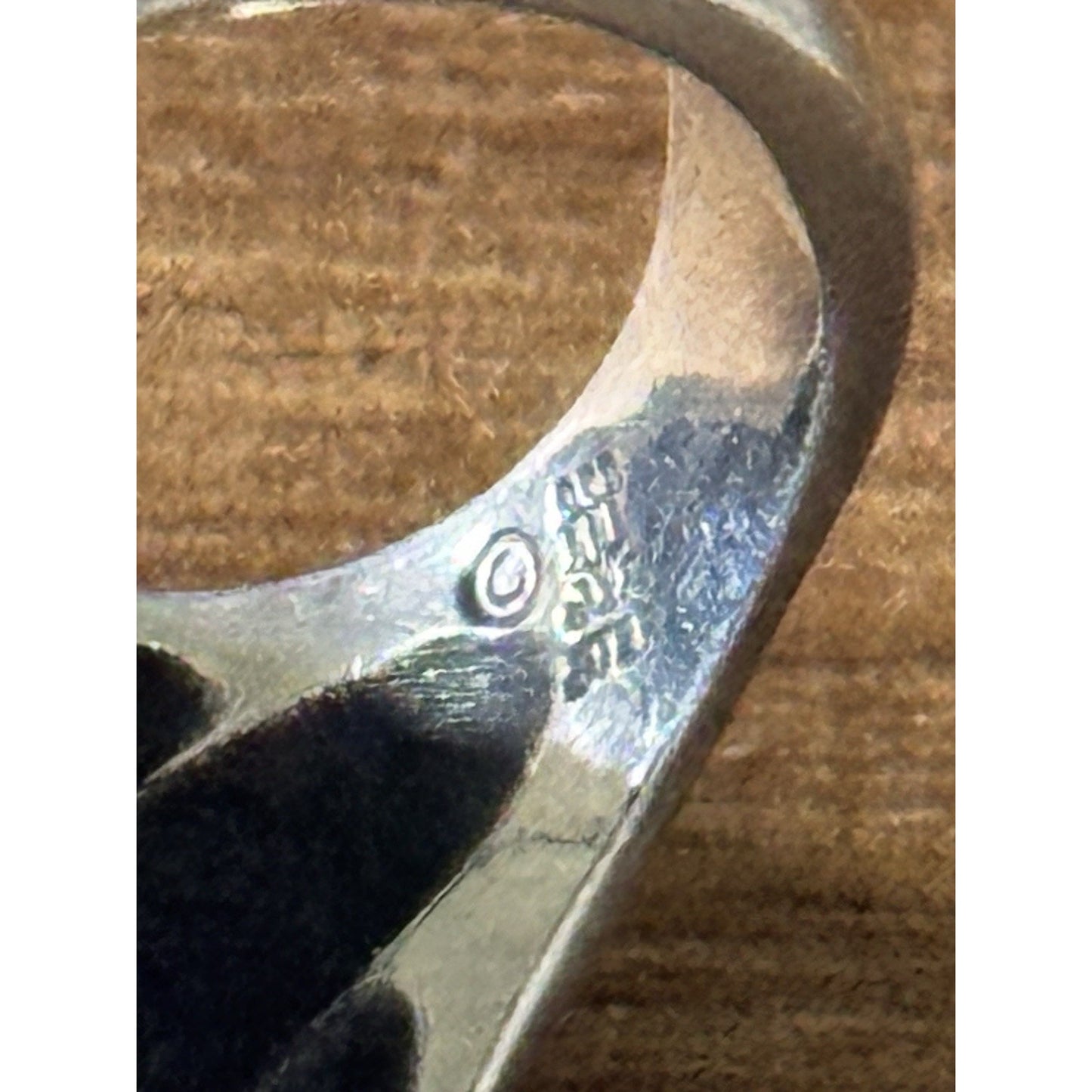 Pre Owned James Avery Vintage Retired Silver Scalloped Dome Ring Size 7.5