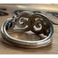Retired James Avery Swirl Ring Band Sterling Silver Size 6.25