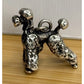 Vintage Sterling Silver 3D Poodle 925 Charm Or Pendant