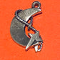 Preowned James Avery Retired Rare Silver Lasso Rope The Moon and Stars Charm