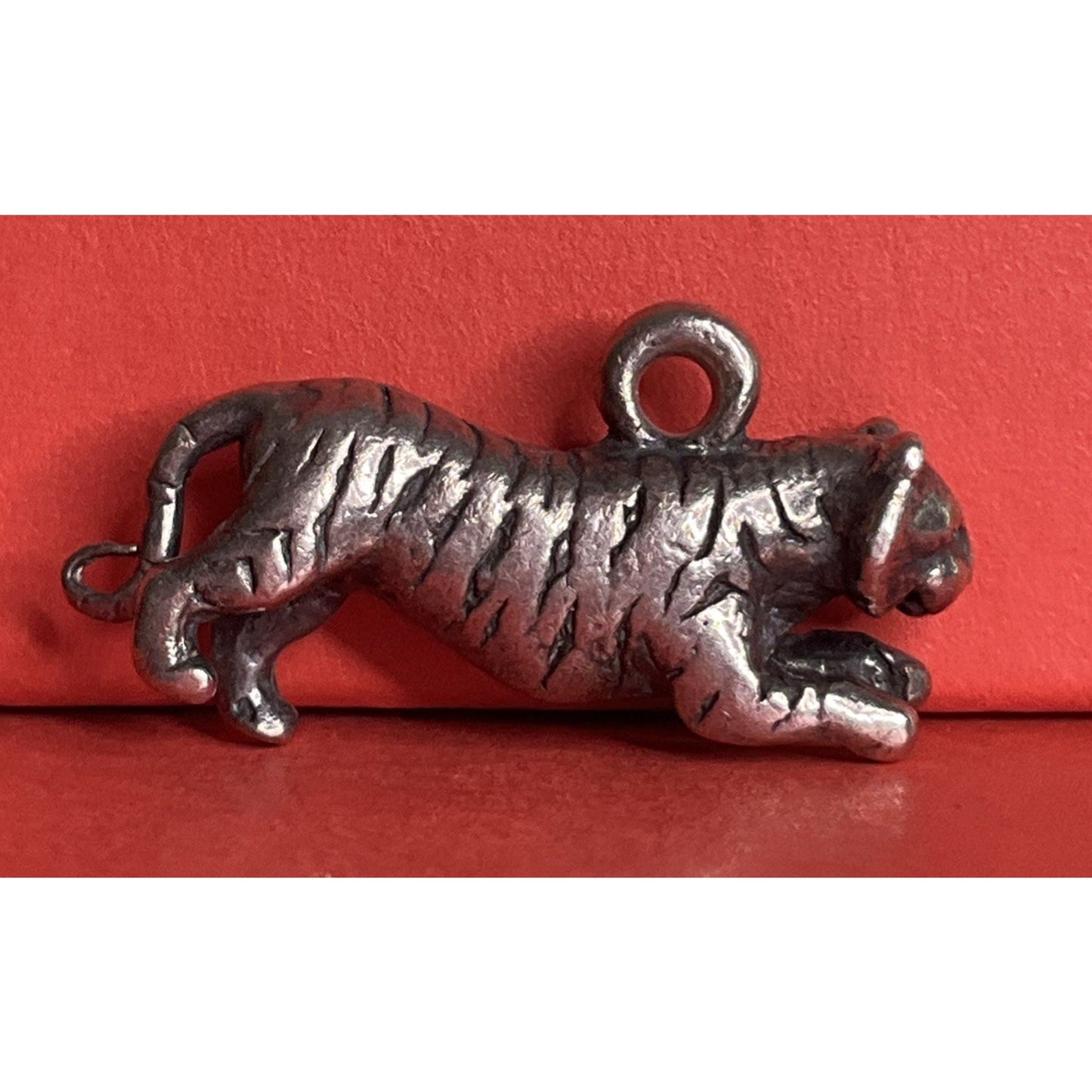Retired James Avery 3D Tiger Sterling Silver 925 Charm