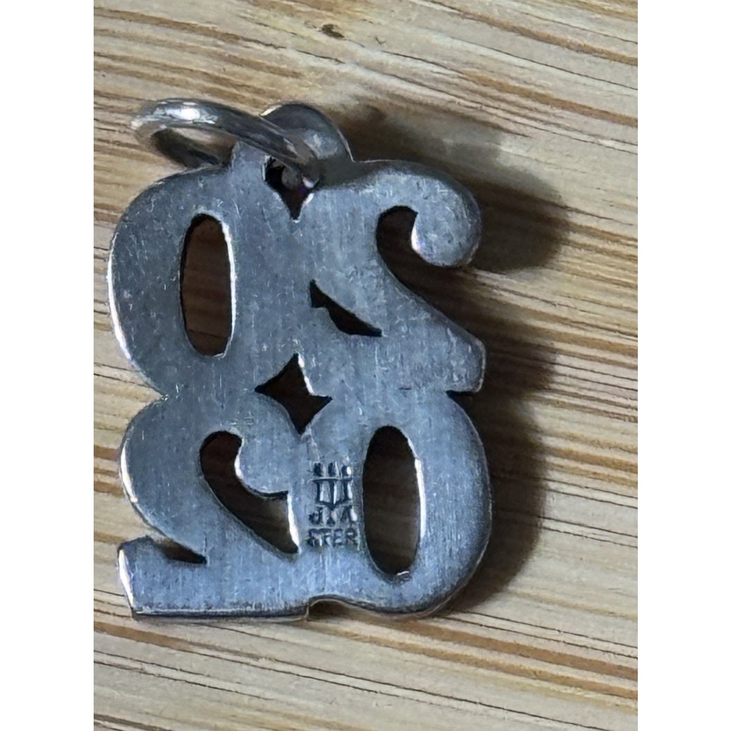 James Avery RETIRED Large 2002 925 Charm Anniversary Birthday Special Occasion