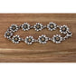 Pre owned James Avery Retired 18k Gold and Sterling Silver April Flower Bracelet Size 7.5”