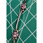 Vintage Pink Tourmaline Sterling Silver 5 Stone Link Bracelet 7.5” 90s - Y2K
