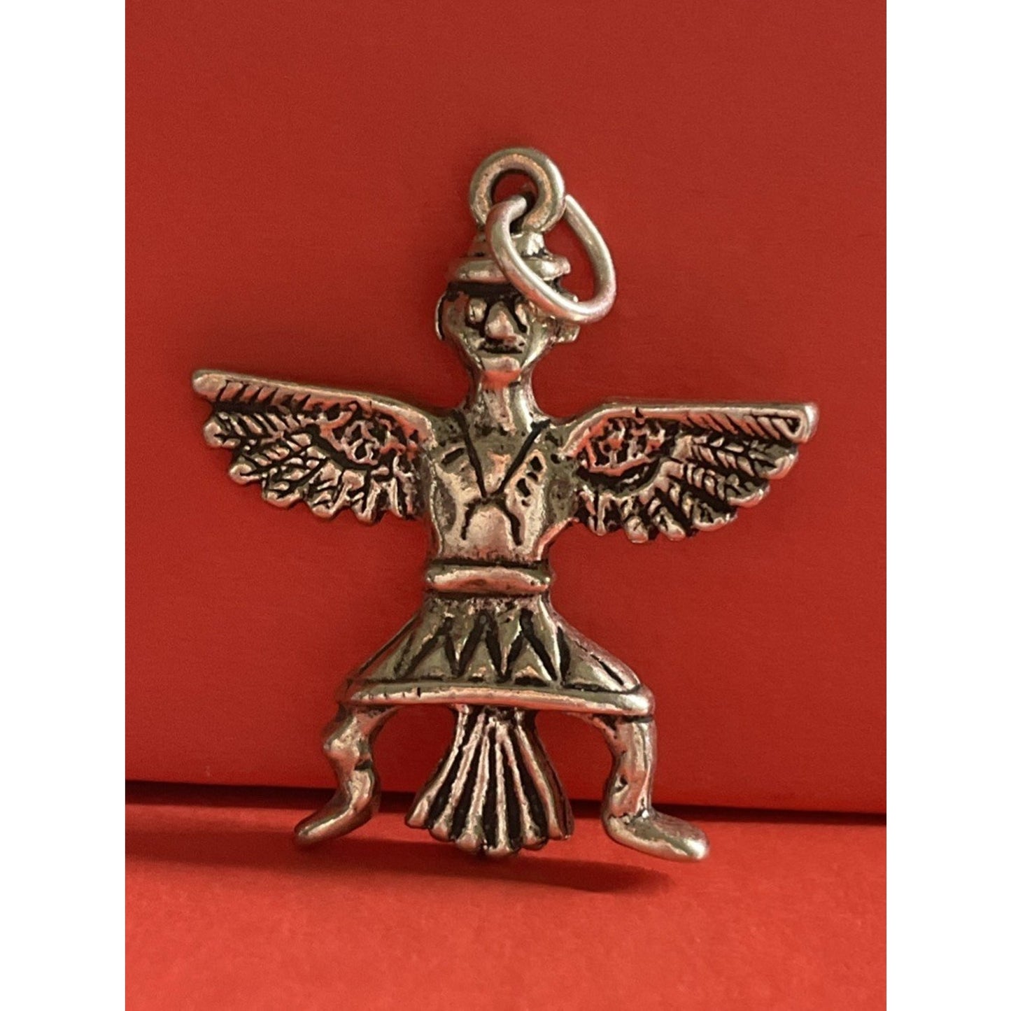925 Sterling Silver Kachina Dancer Charm