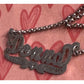Sterling Silver 925 DONNA Nameplate Necklace 17” Circa 2025