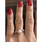 Vintage Sterling Silver Pearl Ring | Genuine Pearl Solitaire | Size 9