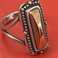 Preowned James Avery Retired Heirloom Bronze and Silver Ring Size 9