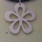 Preowned James Avery Retired Silver Large Flower Pendant