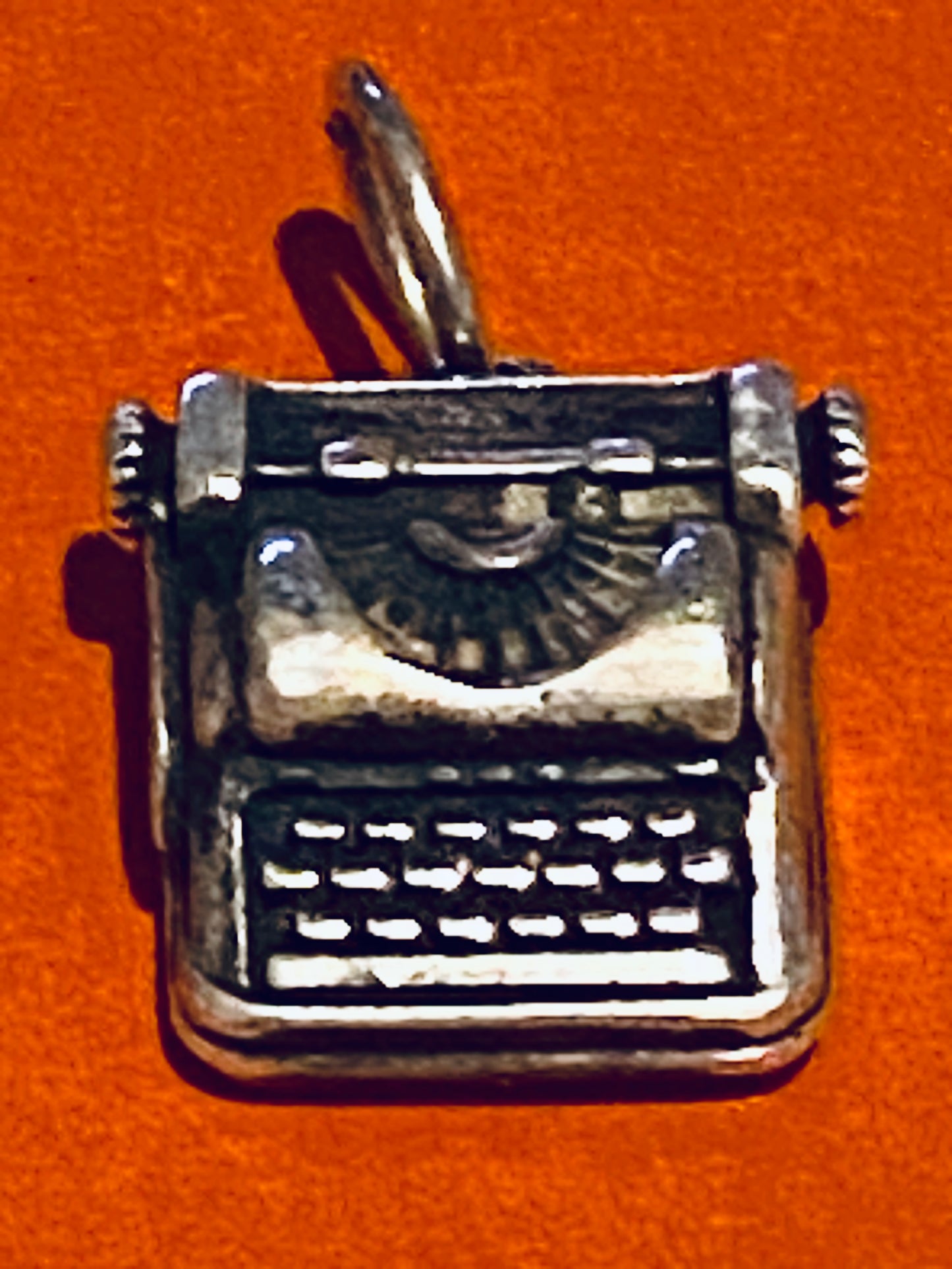 Preowned James Avery Retired Silver Typewriter Charm