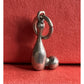 Vintage 925 Sterling Silver Bowling Pin & Ball Charm Pendant Sports Theme
