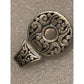 ATI 925 Sterling Silver Pearl Pendant Vintage Thai Balinese Scrollwork 6g