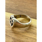James Avery Retired Sterling Silver Eternal Love Ring Size 8