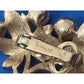 Vintage TRIFARI Gold Tone Faux Pearl Leaf Clip On SINGLE EARRING