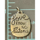 James Avery Retired Love knows no distance Sterling Silver