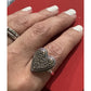 James Avery Retired Bronze & Sterling Silver Heirloom Heart Ring Size 9.5 Pre-Owned