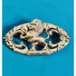 Vintage Florenza Lion Rampant Brooch Gold Tone Heraldic Pin 60-70’s Mid Century