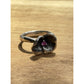 James Avery Retired Sterling Silver Petite Blossom Ring Pink Sapphire Size 5.5