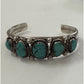 L Kaye Begay Vintage Navajo Sterling Silver Kingman Turquoise Cuff Bracelet 34g