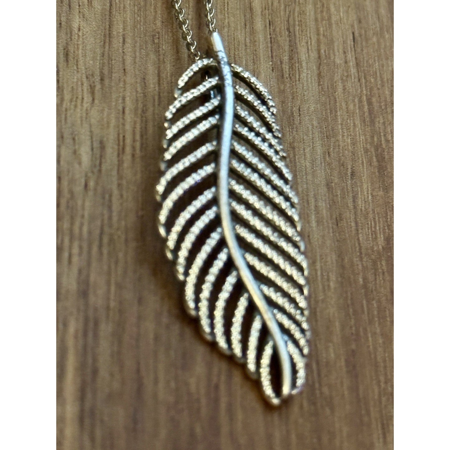 RETIRED Pandora Light As A Feather Sterling Silver Necklace 24” Adjustable Chain