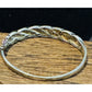 Sterling Creations 925 Silver Hinged Bangle Bracelet Rubies Emeralds Sapphires