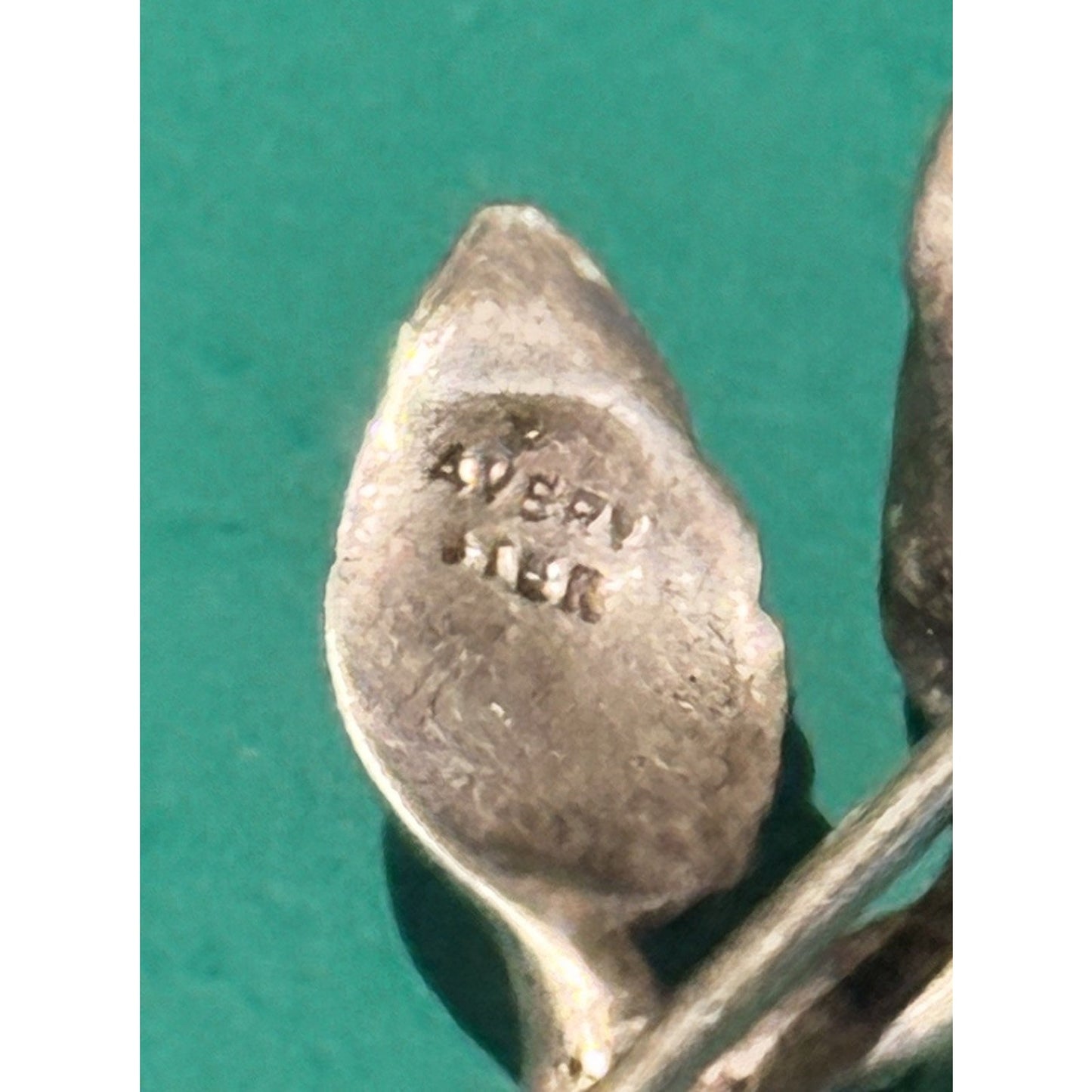 Vintage James Avery Retired Sterling Silver 925 Rose Flower Brooch Pin