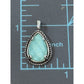 New Carolyn Pollack Sterling Silver Turquoise Doublet Scroll Rope Bar Necklace