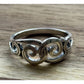James Avery Retired Sterling Silver Swirl Gentle Waves Ring Size 9