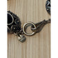 Lucky Brand Gold Tone w/Black Stone Filigree Bracelet 7.5"