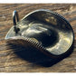 Vintage U.S. Coin Cowboy Hat Pendant Charm Western Folk Art Dimensional Jewelry