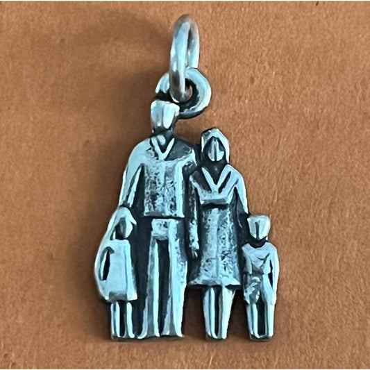 James Avery Retired Sterling Silver Family Charm Pre-Owned
