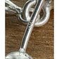 Vintage Sterling Silver Filigree Drop Earrings Dainty Light Teardrop Design