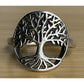 Sterling Silver Tree of Life Ring Size 8 Round Openwork 925 Nature Celtic
