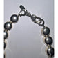 Vintage Premier Designs Sterling Silver Half Dome Bead Bracelet 7.5 11g Crown PD