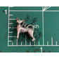 Vintage Sterling Silver Chihuahua Dog Charm