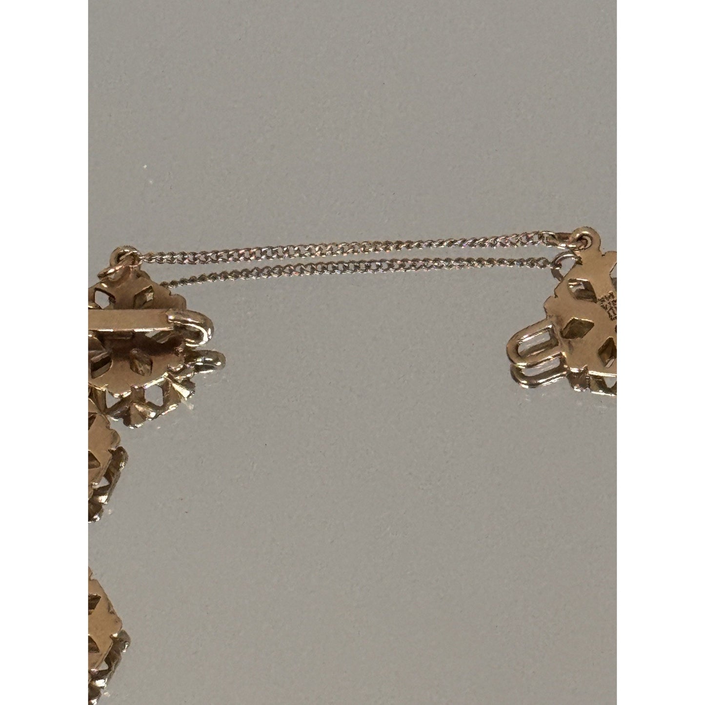 Pre Owned Retired ULTRA RARE James Avery 14K Crystalline Snowflake Bracelet 8” 18gr - 1984
