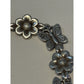 Pre owned James Avery Retired HTF Silver Butterflies In Bloom Flower Bracelet 7 3/4”