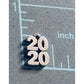 Pre owned James Avery Retired 925 Sterling Silver 2020 Stacked Charm Birthday Anniversary