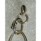 Michael Dawkins 925 Sterling Silver & 14K Gold Accent Oval Link Dangle Earrings