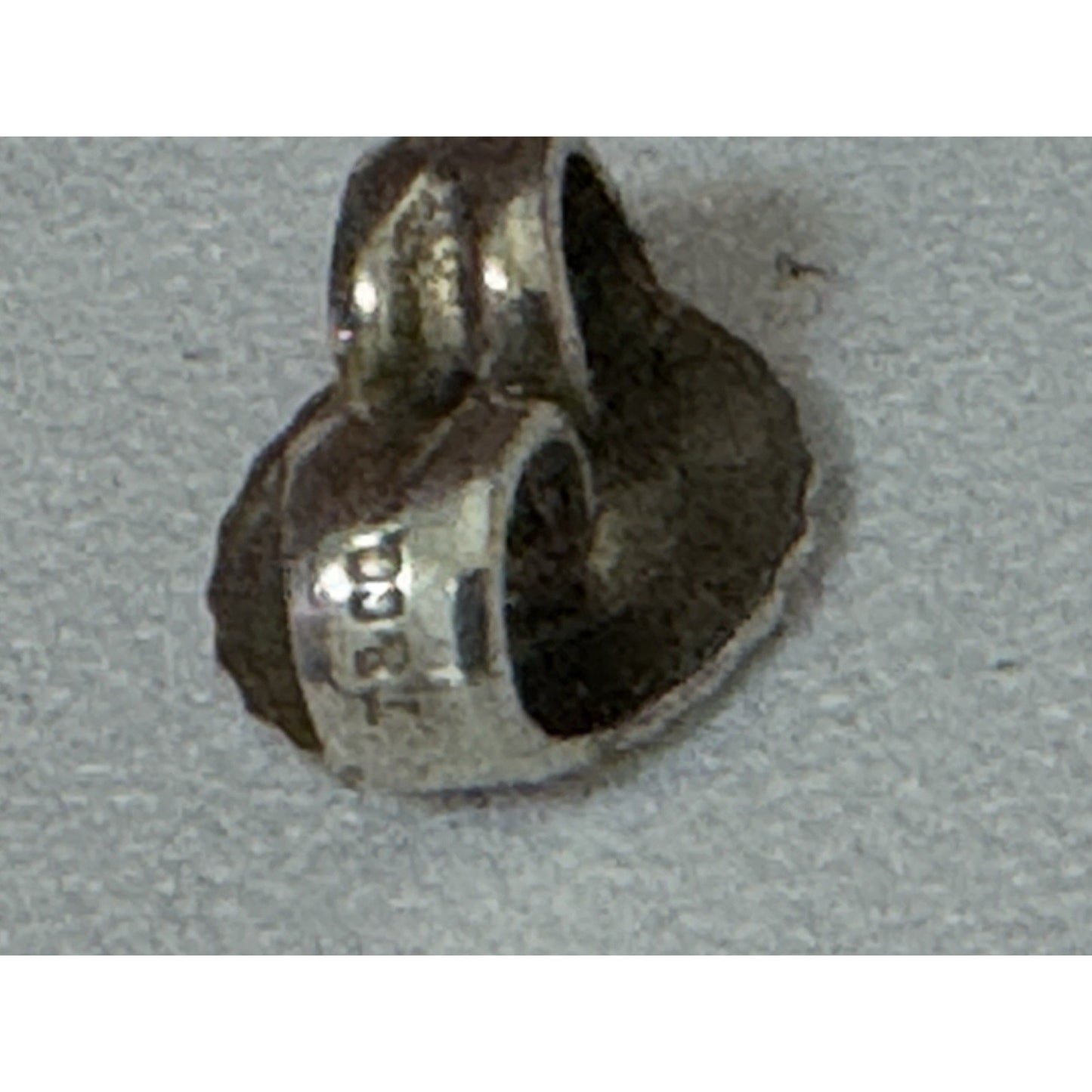 Vintage Tiffany & Co. Elsa Peretti Sterling Silver Open Heart Stud Earrings 925