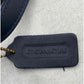 VINTAGE Blue Leather COACH Crossbody Bag Adjustable Strap Flap Closure Purse