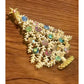 Vintage WEISS Aurora Borealis Christmas Tree Brooch "White Christmas" Brooch